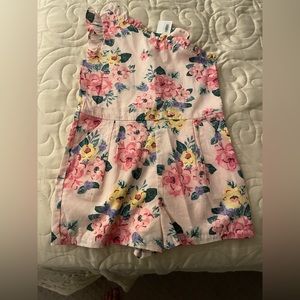 New! Janie and Jack Floral Romper